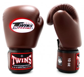 Детские боксерские перчатки Twins Special (BGVL-3 dark brown)
